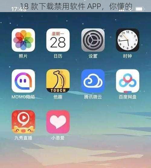 18 款下载禁用软件 APP，你懂的